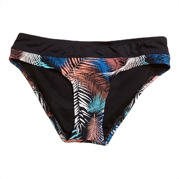 Carve Designs Catalina Bikini Bottom NWOT Black Palm - Picture 7 of 8